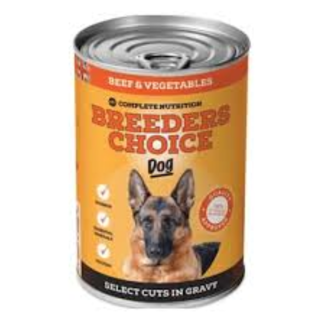 BREEDERS C.BEEF N VEG WITH G/DOG 400G